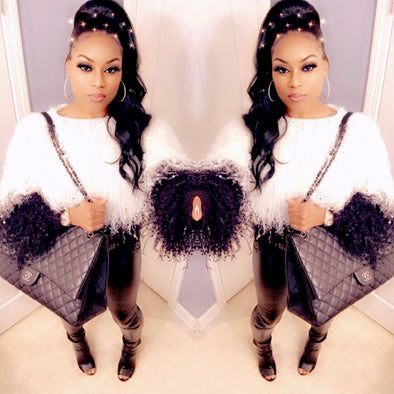 Classy Girl Fringe Crop Sweater