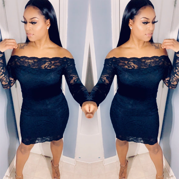 About Last Night Lace Dress