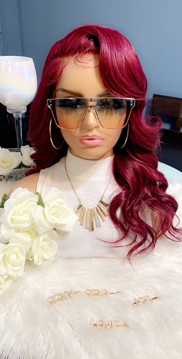 Virgin Lace Frontal Wig- *Scarlet*