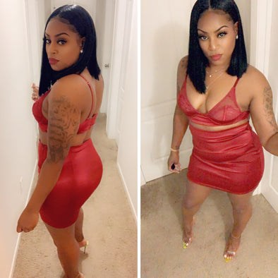 Moulin Rouge 2 Piece Skirt Set